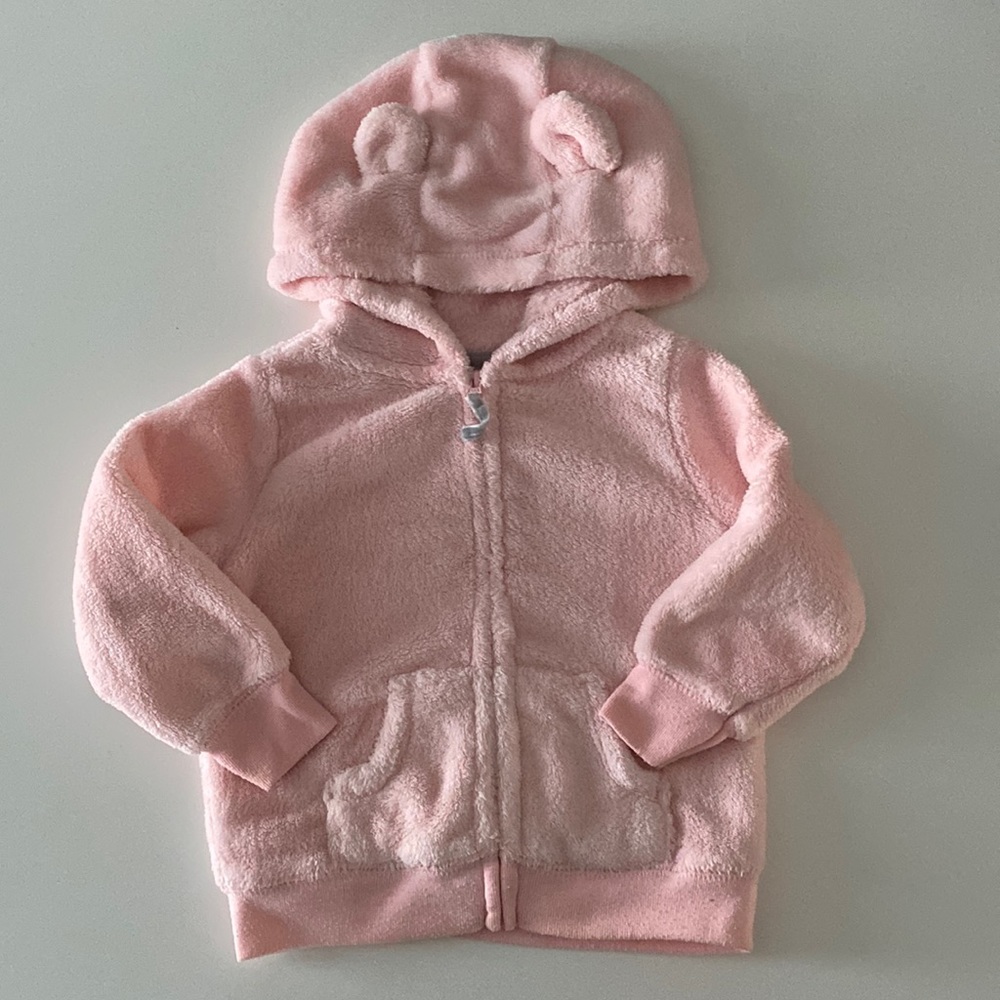 Comfy Pink Baby Sweater